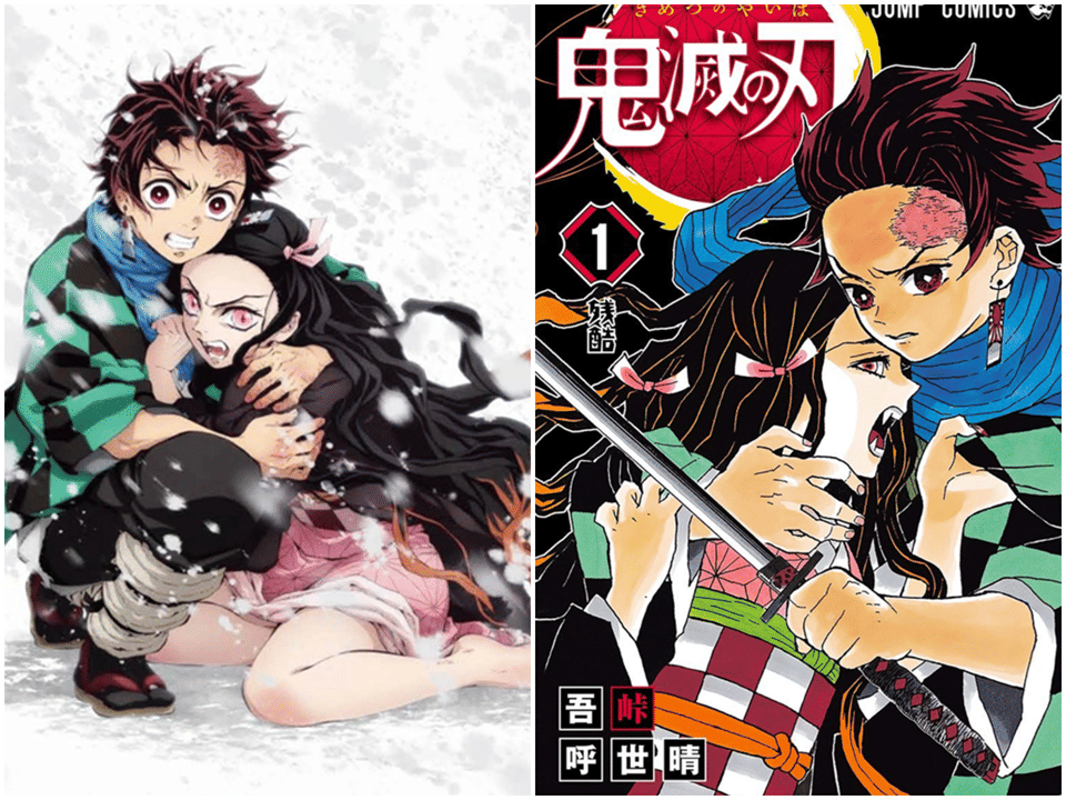Perbedaan anime dan manga Kimetsu no Yaiba