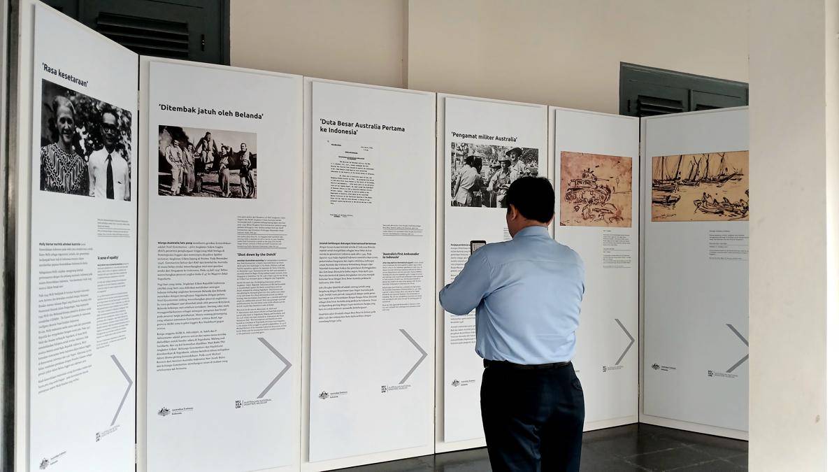 Pembukaan pameran "Two Nations: A Friendship is Born" di Museum Benteng Vredeburg (IDN Times/Dyar Ayu)