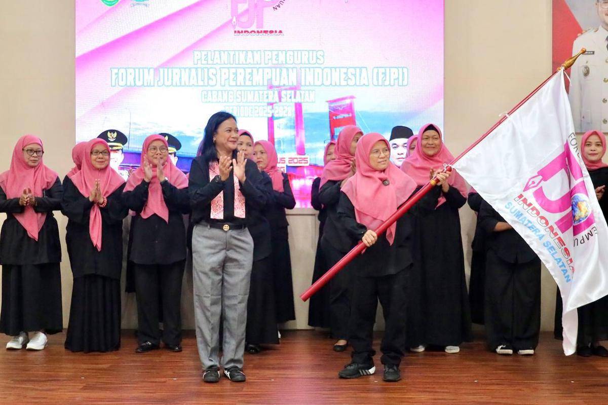 Pelantikan Forum Jurnalis Perempuan Indonesia (FJPI) Sumsel (Dok: FJPI Sumsel)