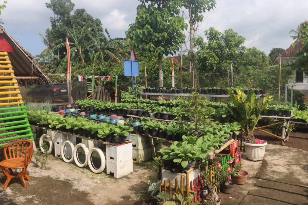 Universitas Lampung (Unila) Melalui Program Pengabdian kepada Masyarakat (PKM) Bertajuk “Optimalisasi Hasil Panen Urban Farming Kampung Liman Benawi dengan Aplikasi Metode Pengendalian Biologi Berbasis Kecerdasan Buatan (Dok/Humas Unila)