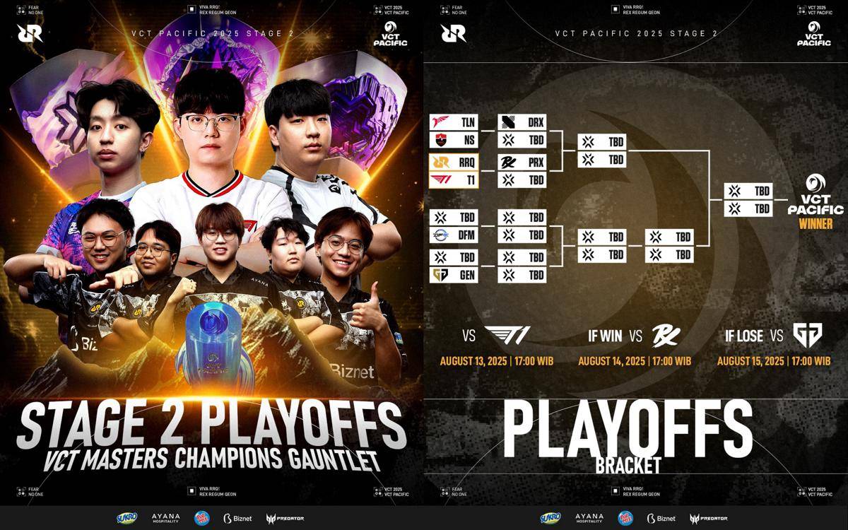 RRQ Secured Playoff VCT Pacific Stage 2 