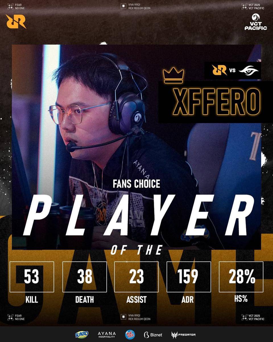 RRQ XFFERO di VCT Pacific Stage 2 