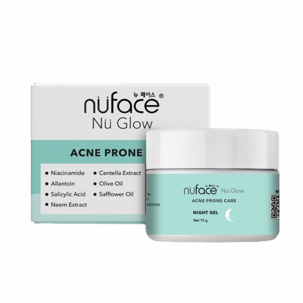 Nuface Nu Glow Acne Prone Care Night Gel (nihonmart.id)