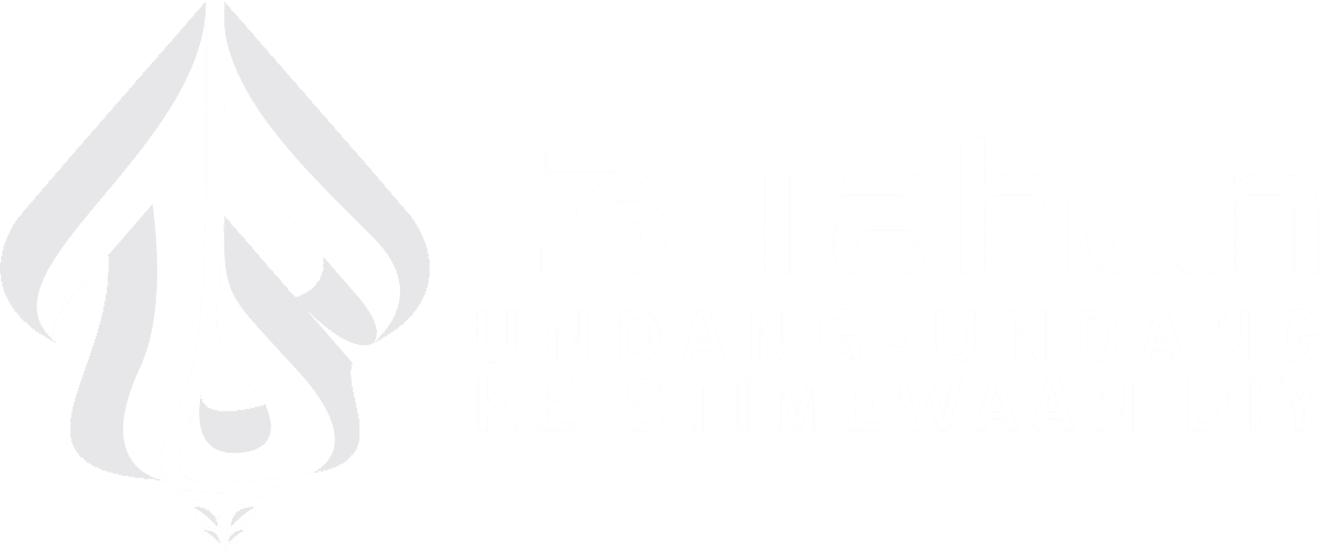 Logo dan filosofi 13 tahun uu keistimewaan diy (paniradyakaistimewan.jogjaprov.go.id)