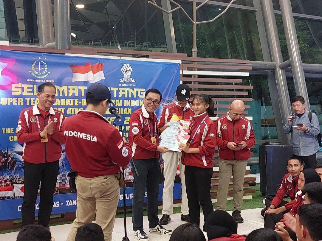 Indonesia meraih juara 2 dalam ajang Karate-do Goju-Kai Global Championships Japan 2025 (IDN Times/Maya Aulia Aprlianti)