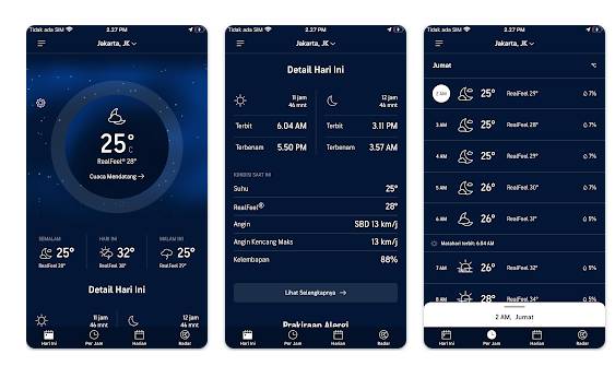 Aplikasi Accu Weather 