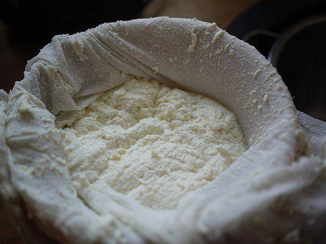 ilustrasi saring ricotta (commons.wikimedia.org/Rebecca Siegel)
