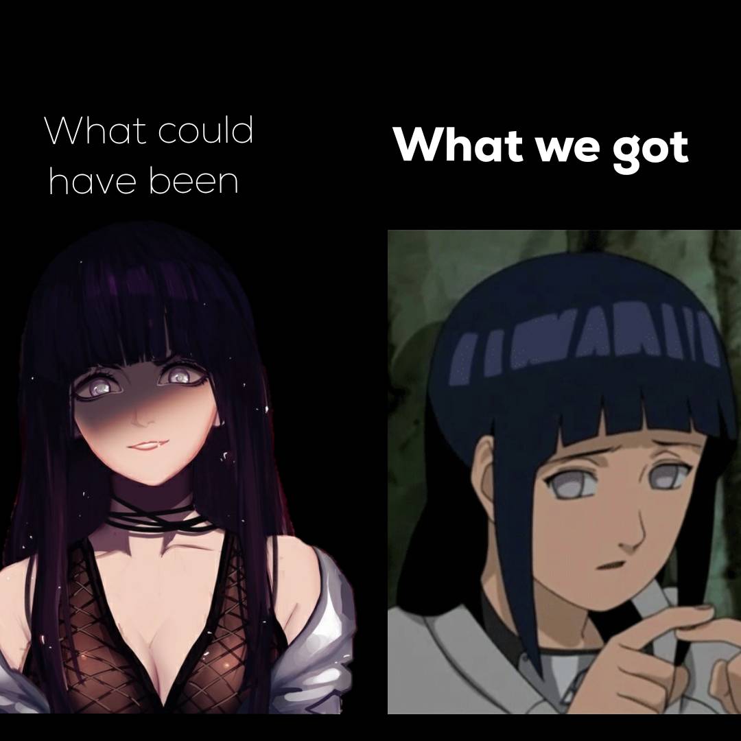 meme Hinata beragam versi