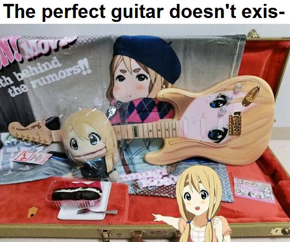 meme anime tentang gitar