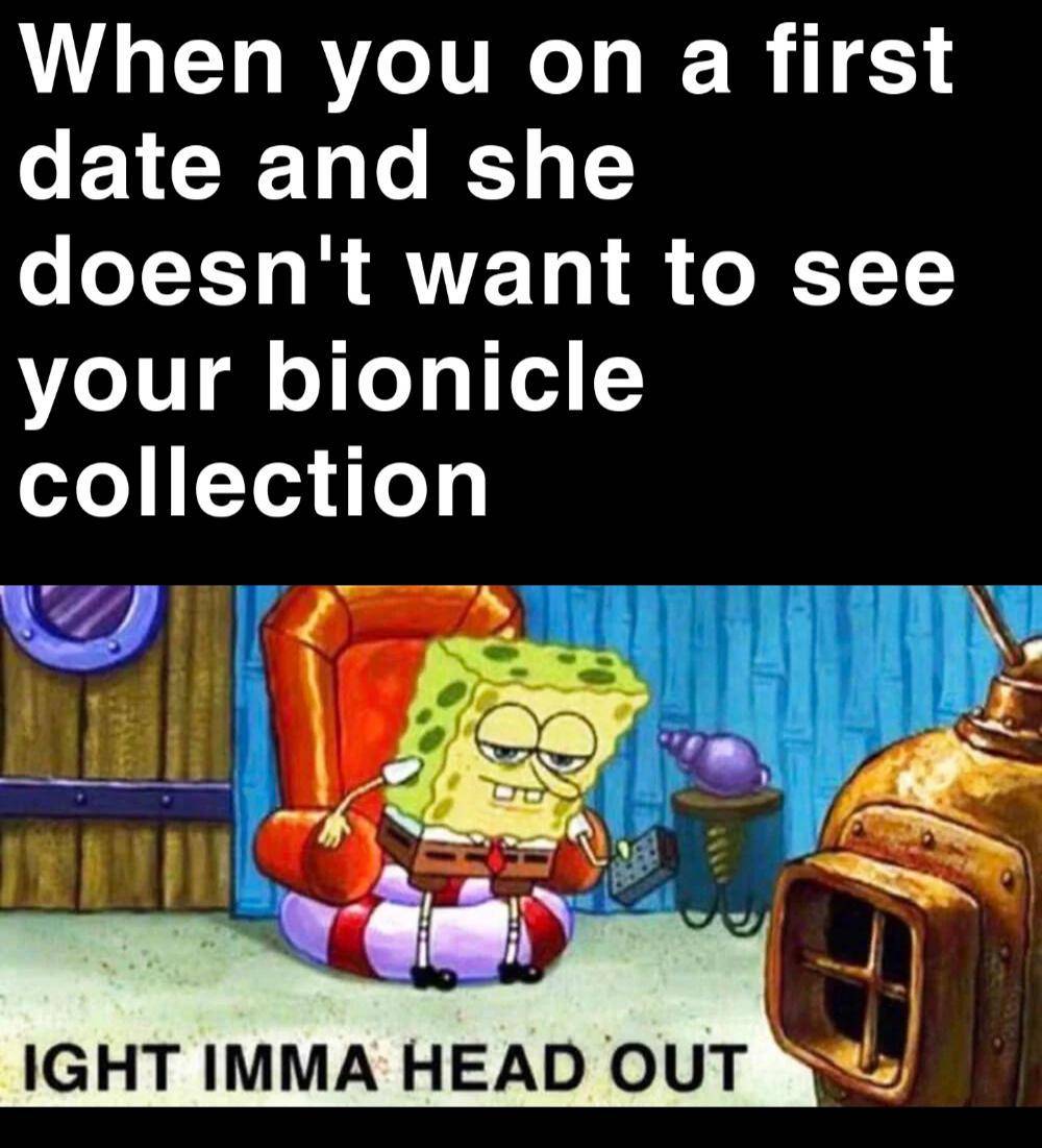 meme SpongeBob tentang kencan pertama