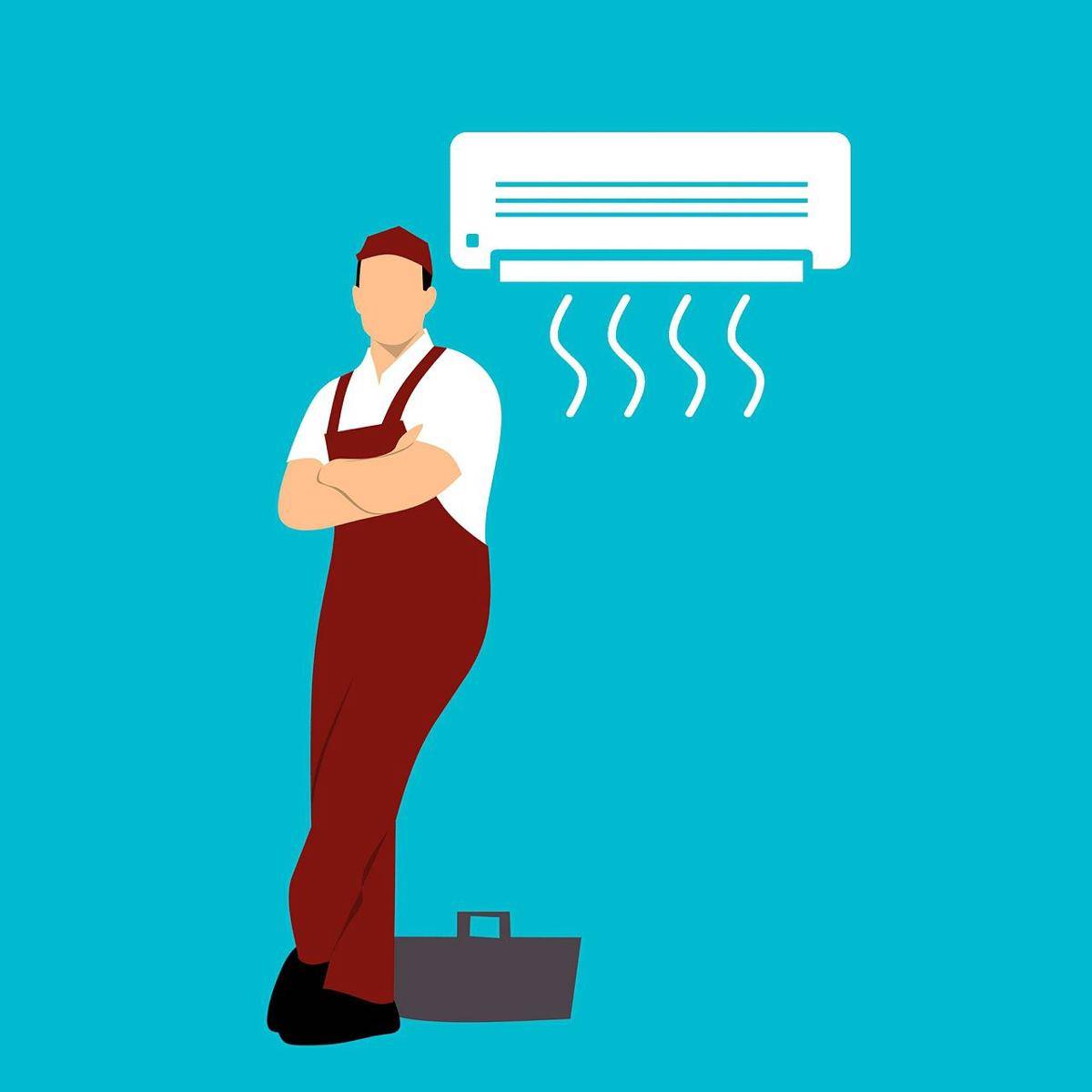 Ilustrasi servis AC (Pixabay/Mohamed Hassan)