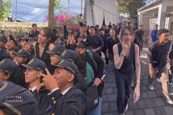 Cinta Laura Hadir di PKKMB UNUD (Instagram.com/claurakiehl)