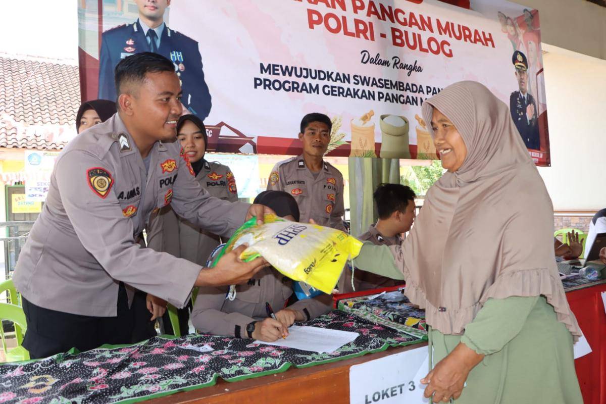 Polisi di Lampung saat gencarkan GMP. (IDN Times/istimewa)
