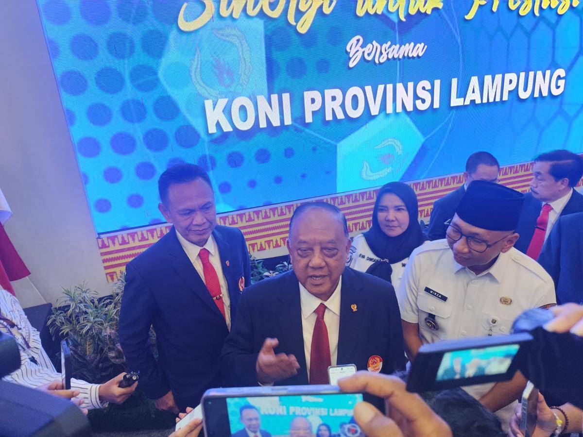  Ketua Umum KONI Pusat, Letjen TNI (Purn) Marciano Norman. (IDN Times/Muhaimin)