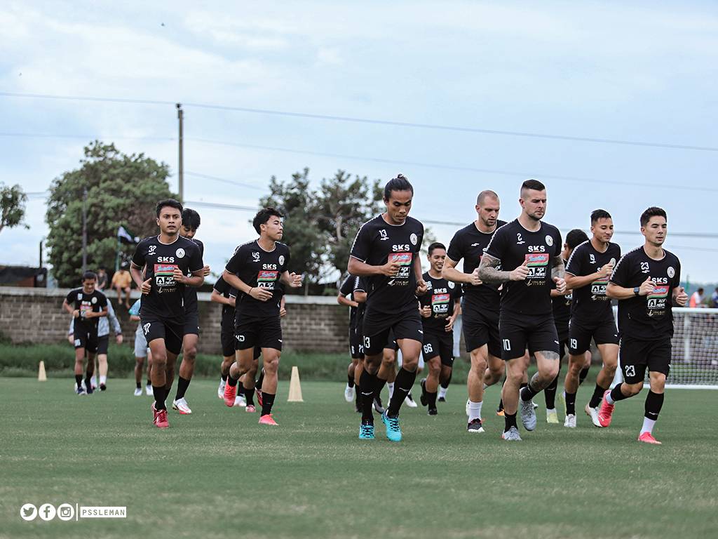 ilustrasi sesi latihan PSS Sleman (pssleman.id)