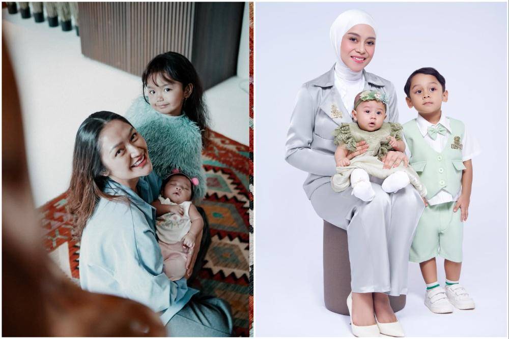 potret Siti Badriah dan Lesti Kejora beserta buah hati 