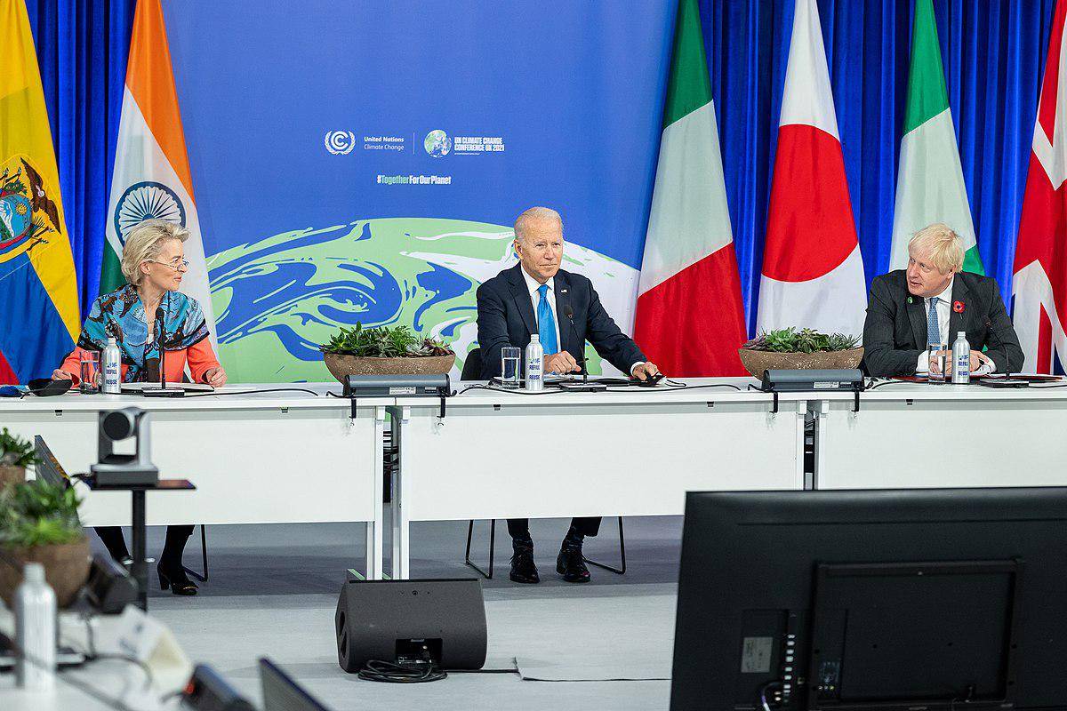 Peluncuran inisiatif Build Back Better World oleh Presiden AS Joe Biden pada tahun 2021 (
