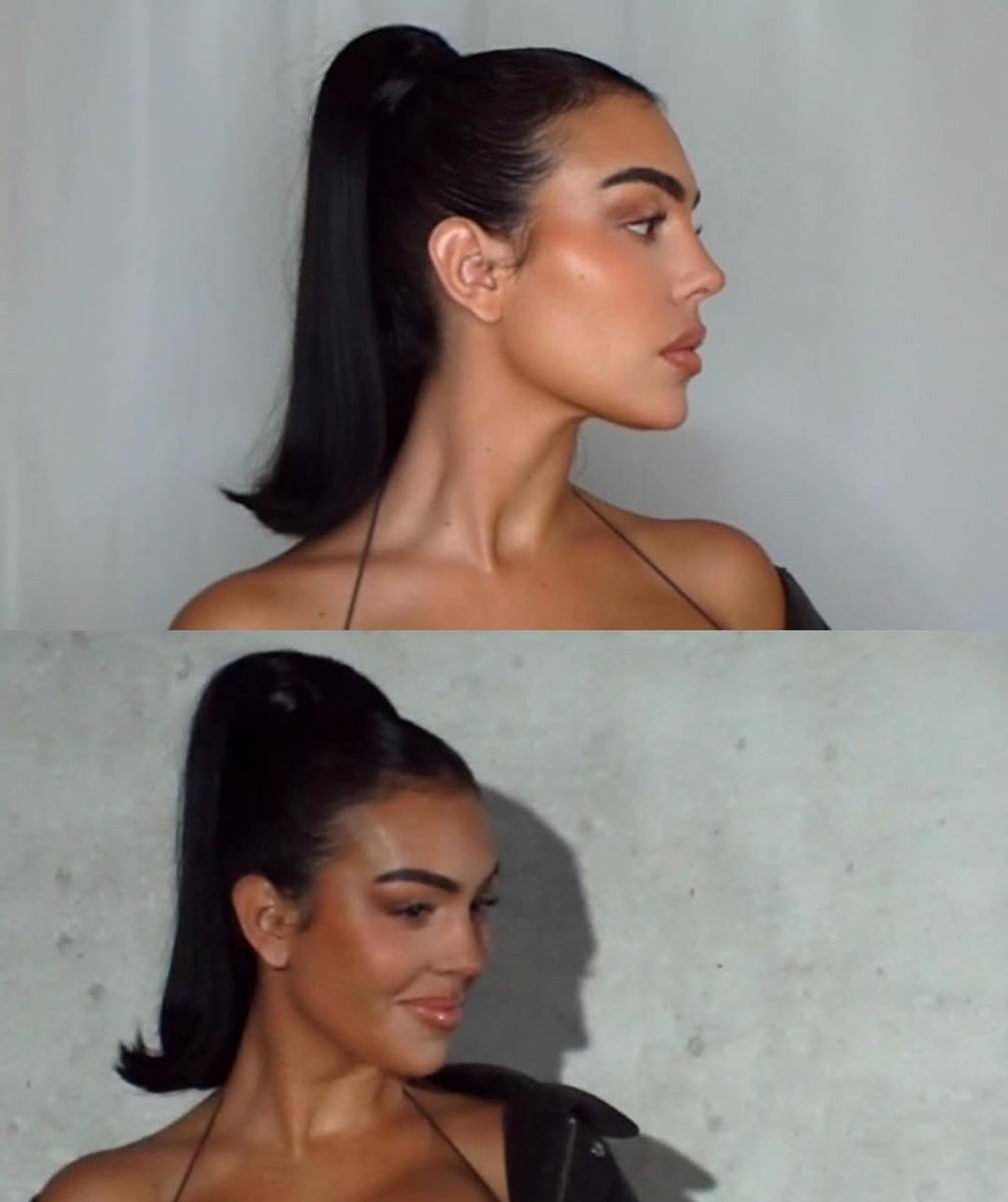 Ide hairstyle ala Georgina Rodríguez (instagram.com/georginagio)