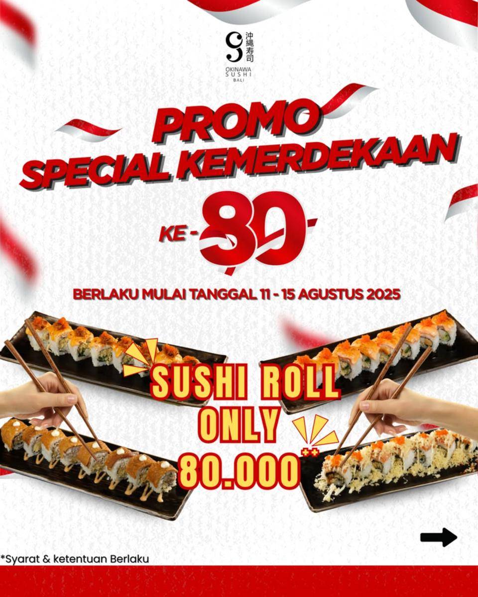 promo di Okinawa Sushi Bali 