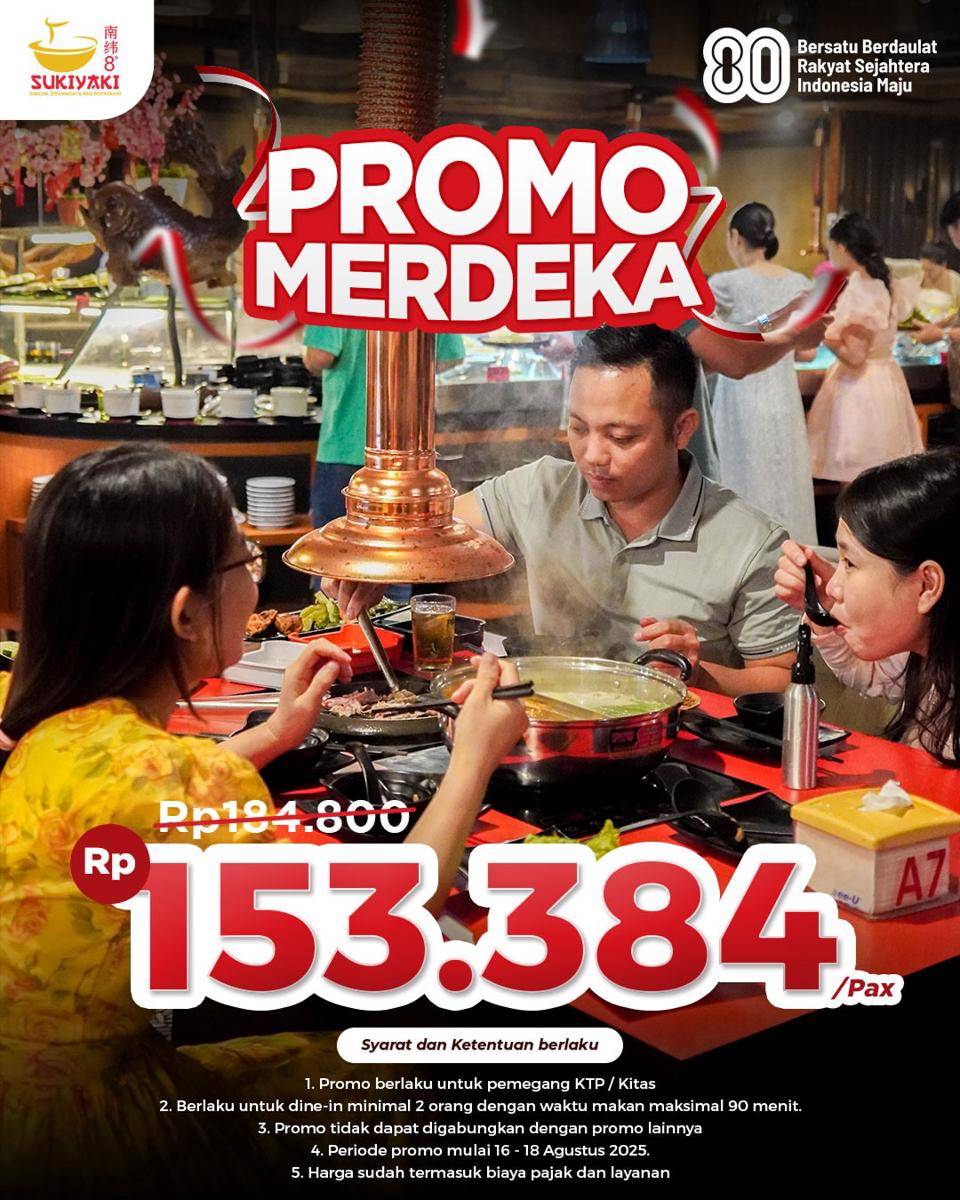 promo di Sukiyaki 8 Bali 