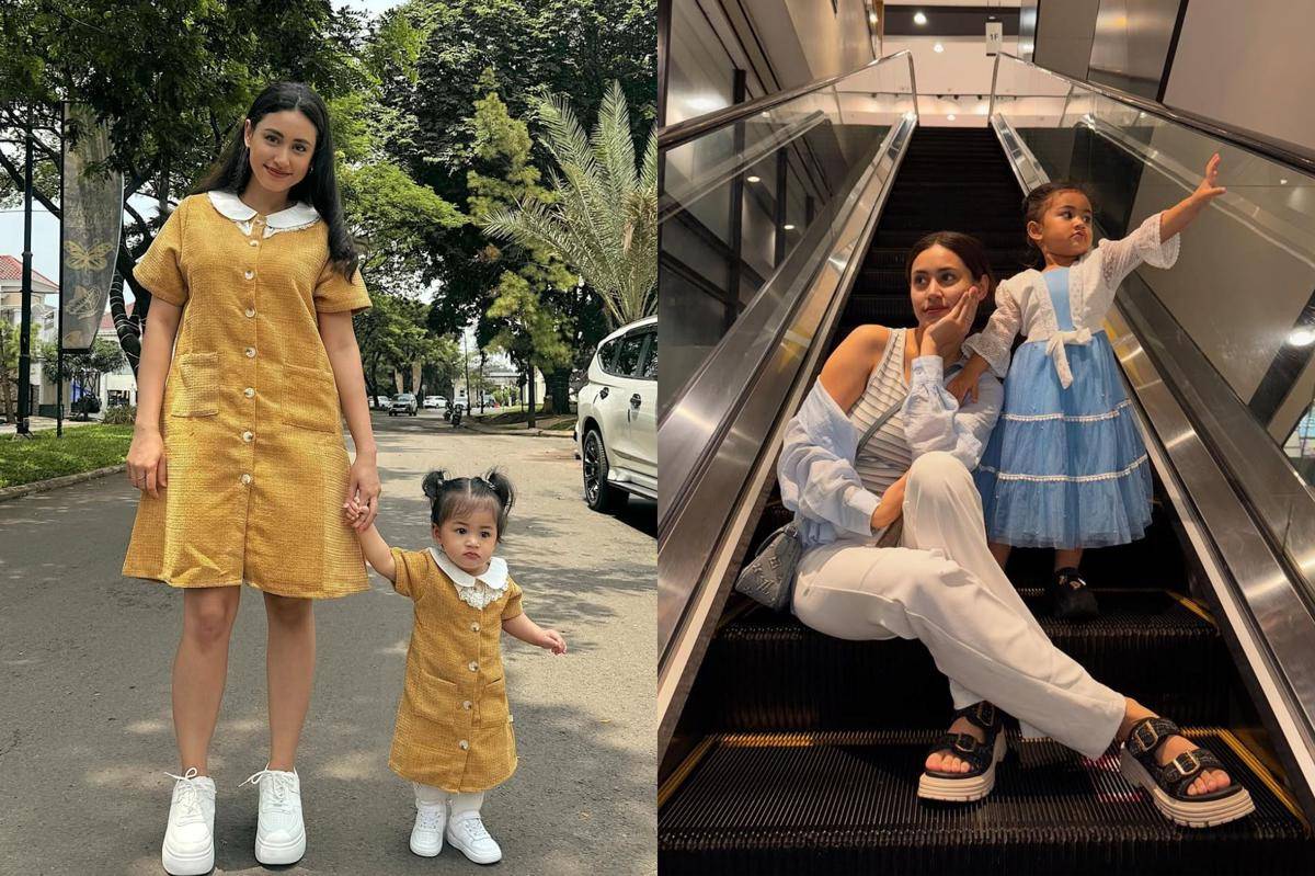 OOTD ibu-anak ala Afifah Riyad dan Victory (instagram.com/afifahriyad)