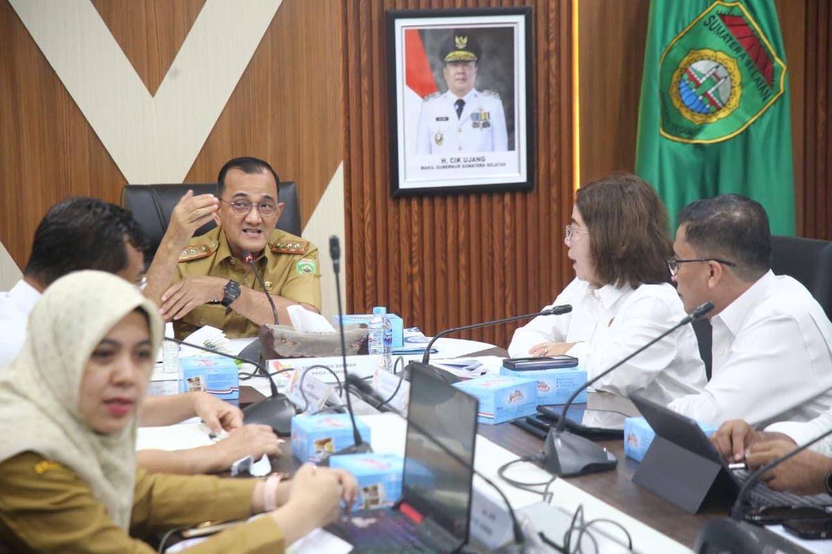 Rapat penyelesaian pembangunan Pelabuhan Tanjung Carat (Dok: Pemprov Sumsel)