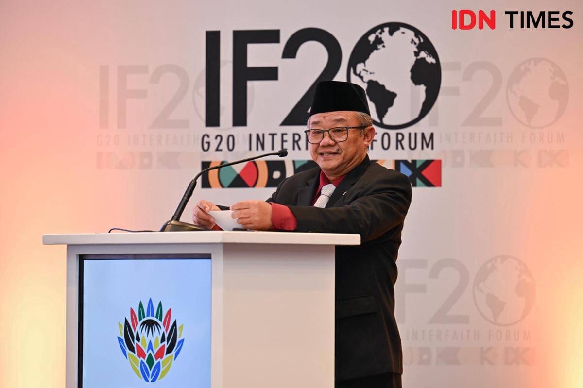 Mendikdasmen Abdul Mu'ti di agenda G20 Afrika (IDN Times/Dini Suciatiningrum)