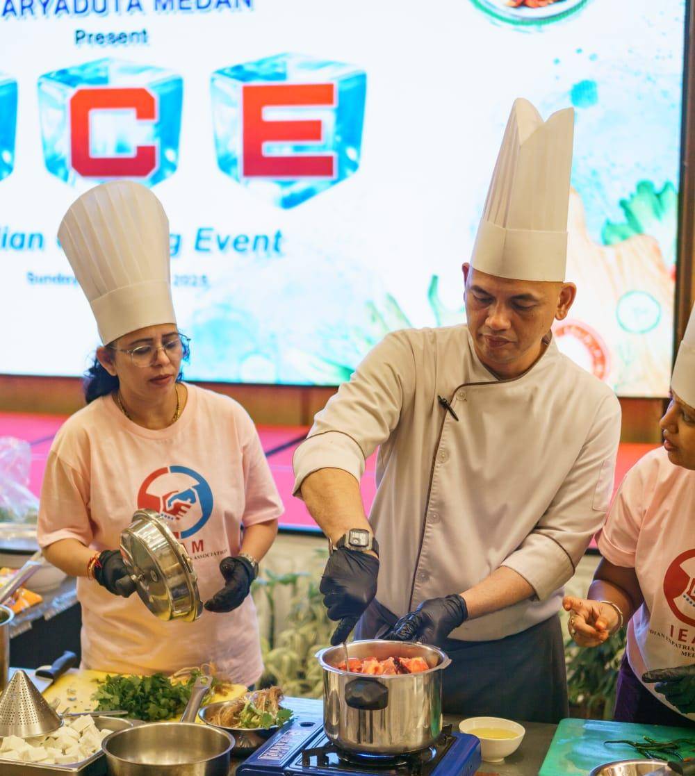 Kolaborasi IEAM dan Aryaduta Medan gelar India Cooking Event (dok.Aryaduta)