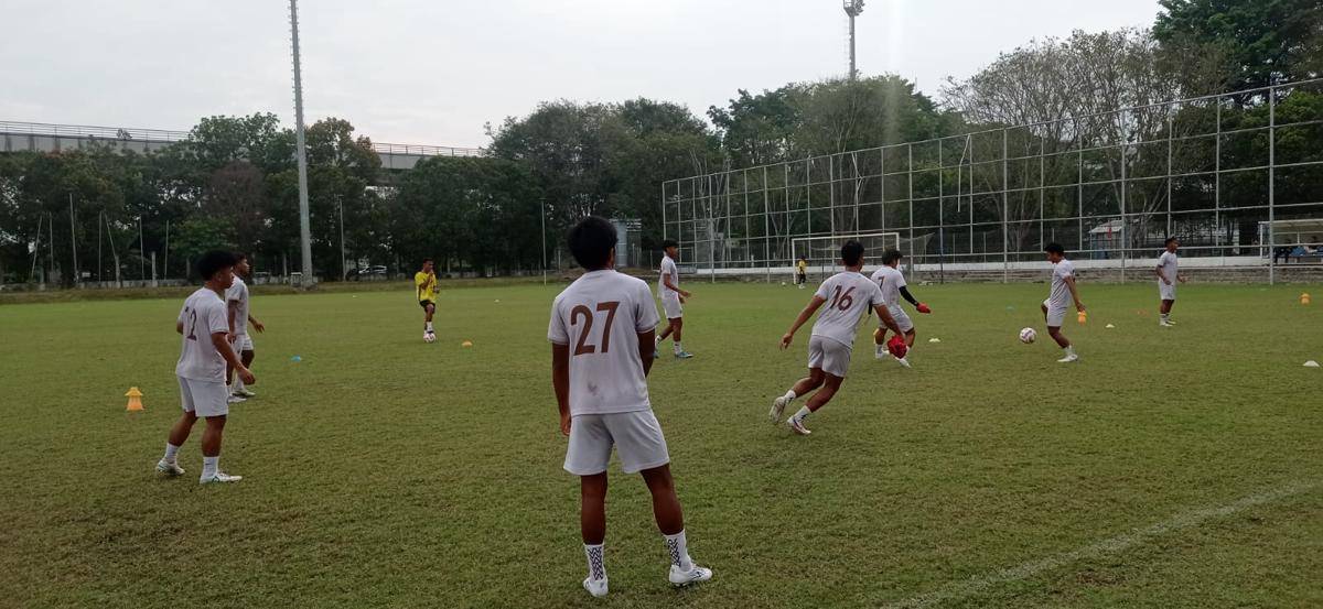 Sriwijaya FC latihan di Jakabaring Palembang (IDN Times/Feny Maulia Agustin)