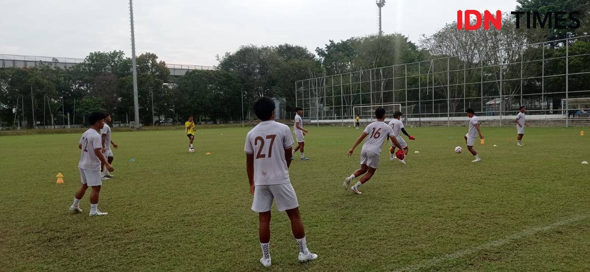 Sriwijaya FC latihan di Jakabaring Palembang (IDN Times/Feny Maulia Agustin)
