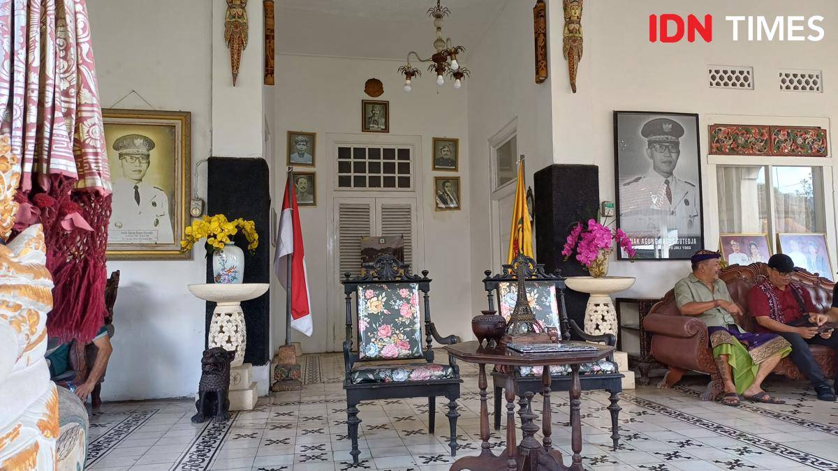 Potret rumah raja Puri Agung Negara Djembrana, Jembrana, Bali Barat
