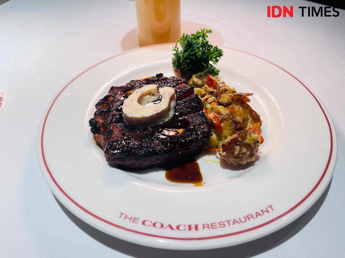 Potret The Nusantara Strip Steak, The Coach Restaurant, Grand Indonesia, Jakarta Pusat 