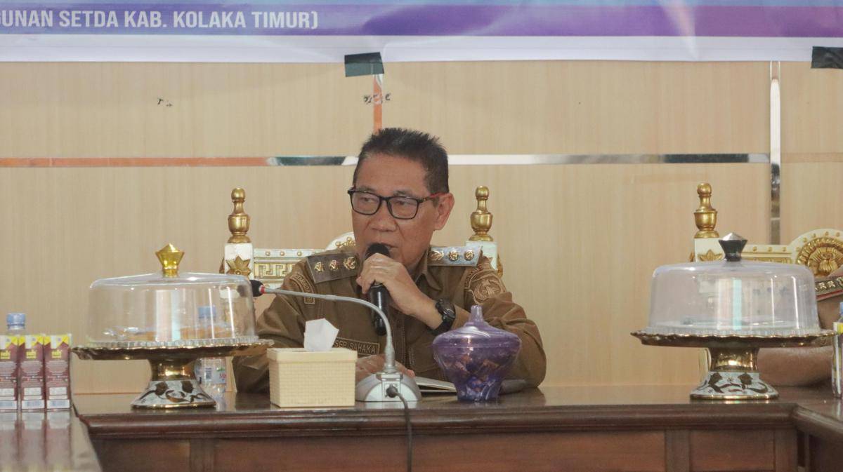 Wakil Bupati Yosep Sahaka bertugas sebagai Pelaksana Tugas (Plt) Bupati Kolaka Timur. (Dok. Pemkab Koltim))