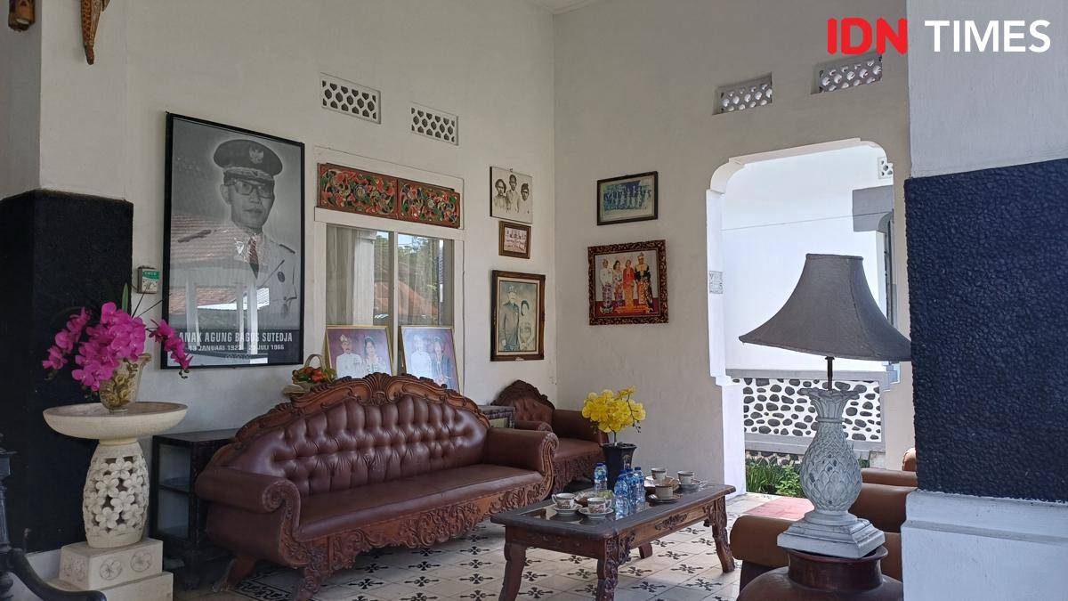 Potret rumah raja Puri Agung Negara Djembrana, Jembrana, Bali Barat