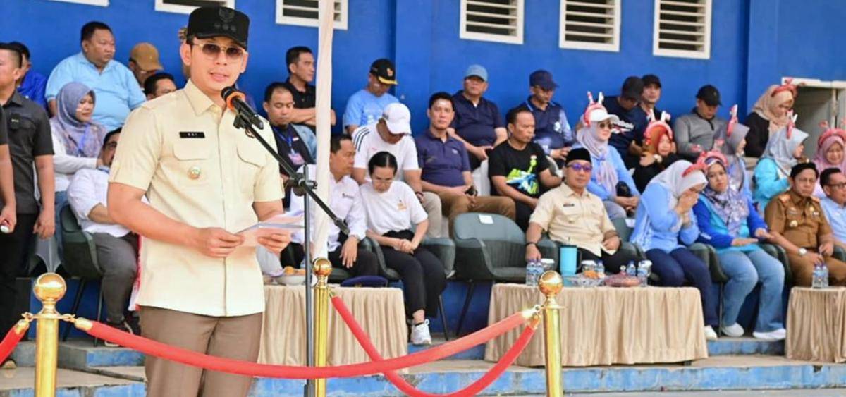 Pemkab Lampung Selatan Adakan Perlombaan Olahraga Tradisional Memperingati HUT ke-80 Kemerdekaan Republik Indonesia. di Halaman Kampus Universitas Indonesia Mandiri – SMA Kebangsaan, Kecamatan Penengahan (Dok/Pemkab Lampung Selatan)