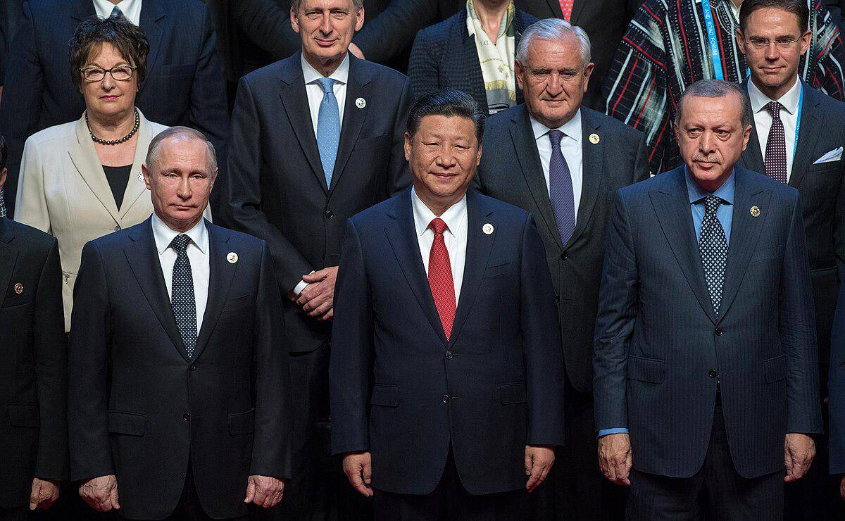 Presiden China Xi Jinping selama Forum Belt and Road Pertama pada tahun 2017 