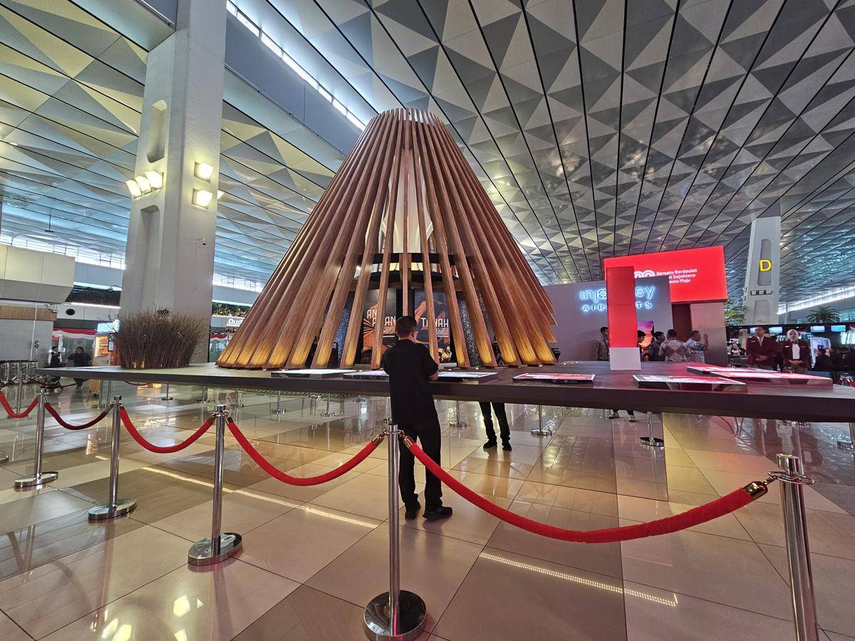 Instalasi Nusantara Heritage di Bandara Soekarno-Hatta (IDN Times/Maya Aulia Aprilianti)