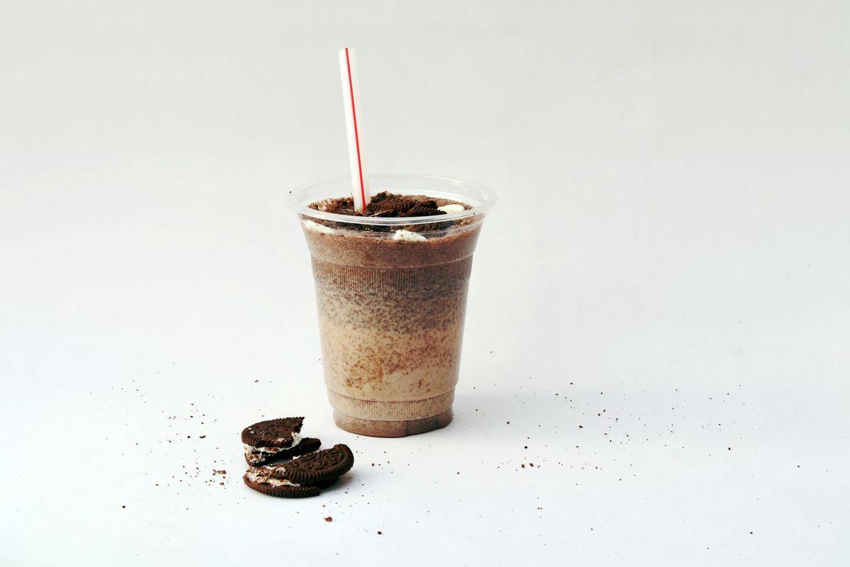 ilustrasi milkshake Oreo