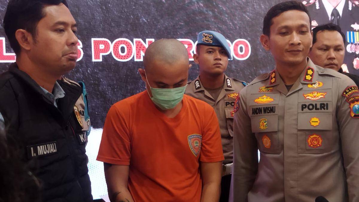 Hartono (34), suami sah korban, resmi ditetapkan sebagai tersangka pembunuhan perempuan di hutan jati Sampung. IDN Times/Riyanto.