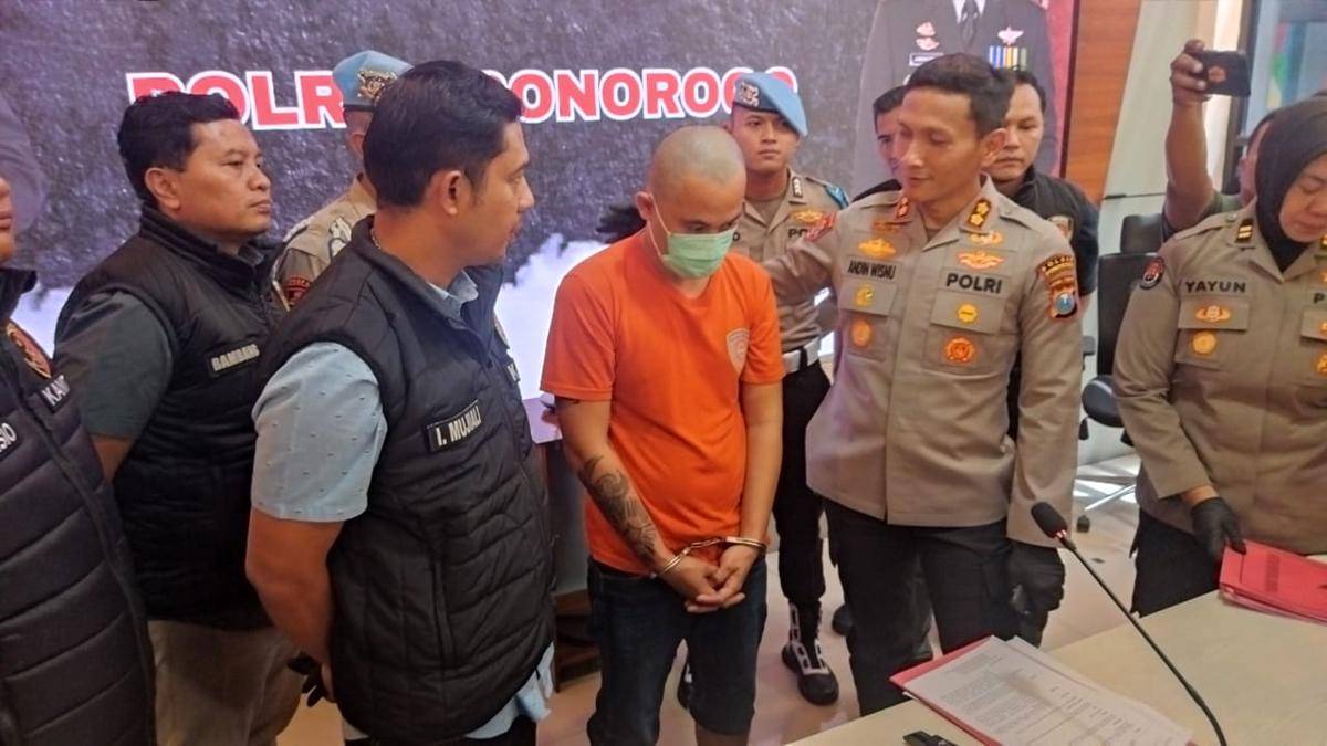 Hartono (34), suami sah korban, resmi ditetapkan sebagai tersangka pembunuhan perempuan di hutan jati Sampung. IDN Times/Riyanto.