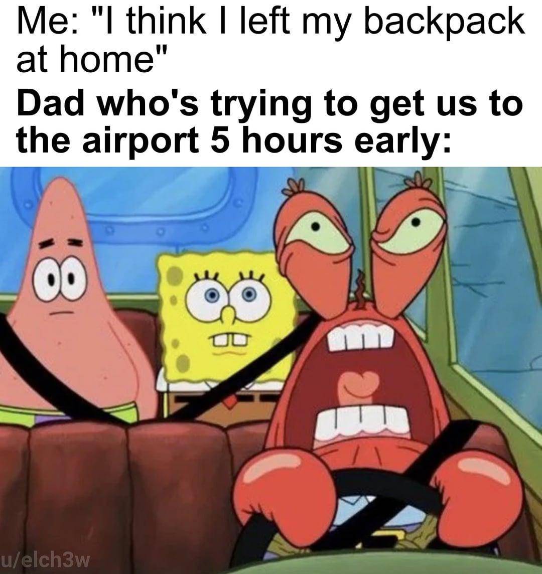 meme kartun tentang bandara 