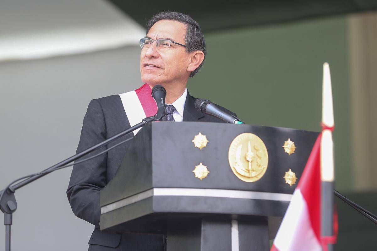 Mantan Presiden Peru, Martin Vizcarra. (Ministerio de Defensa del Perú from Perú, Perú, CC BY 2.0 <https://creativecommons.org/licenses/by/2.0>, via Wikimedia Commons)