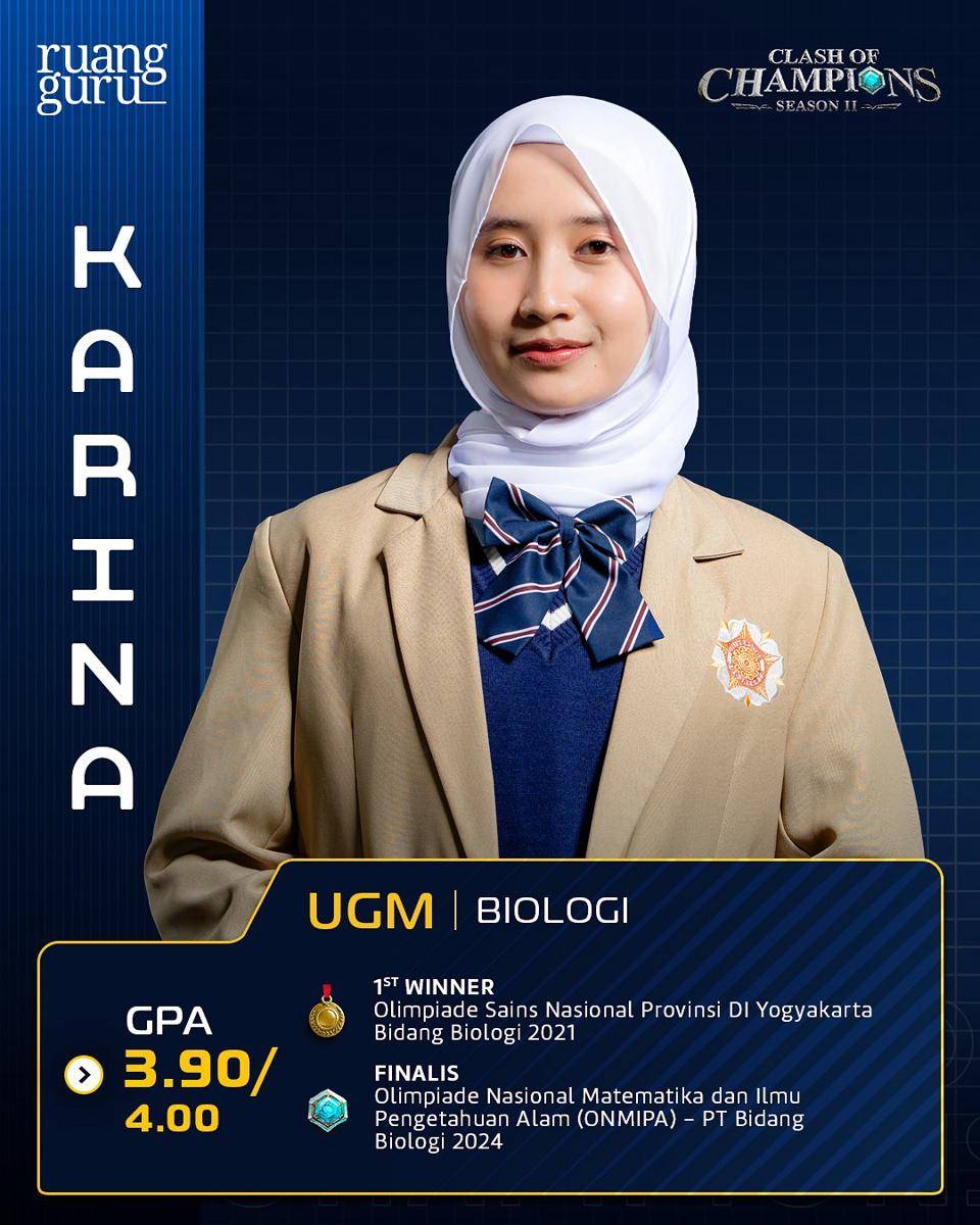 Hanif CoC 1 dan Karina CoC 2 (Instagram.com/rmuhhanif)