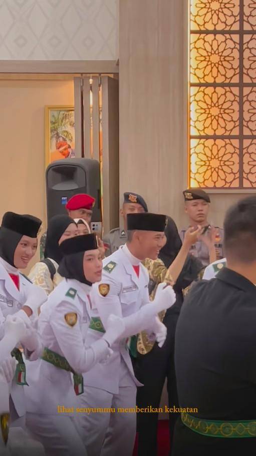 Pengukuhan Anak Denny Cagur Jadi Paskibraka (Instagram.com/shantydenny)