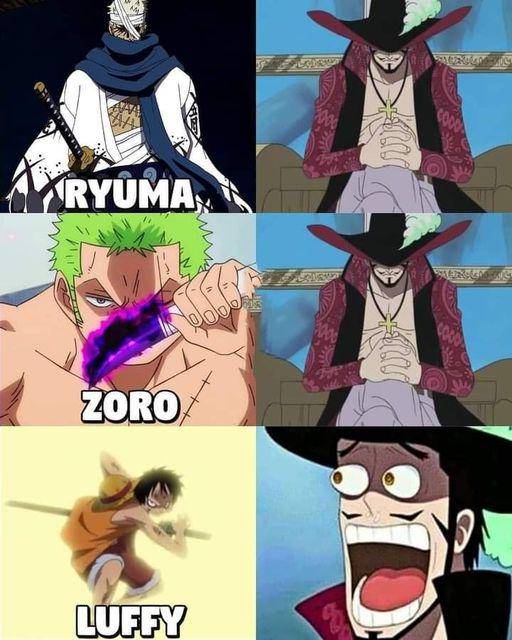 meme One Piece tentang pedang