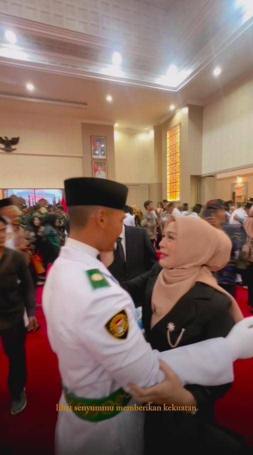 Pengukuhan Anak Denny Cagur Jadi Paskibraka (Instagram.com/shantydenny)