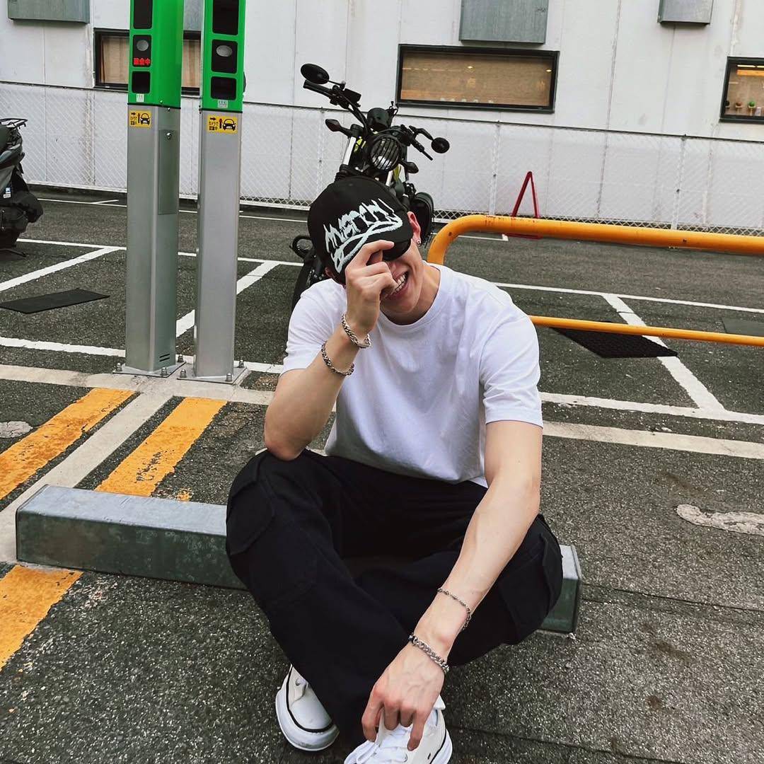 OOTD baseball caps ala Bang Chan Stray Kids 