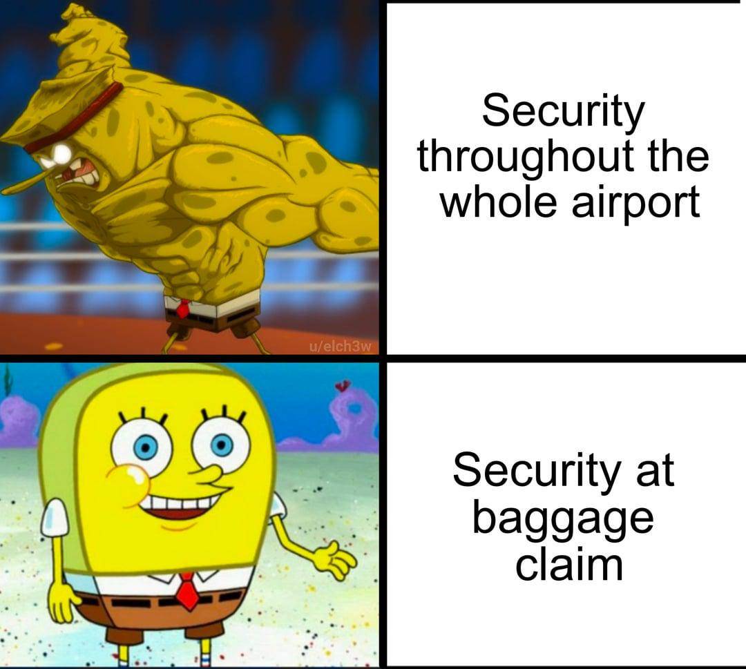 meme kartun tentang bandara 