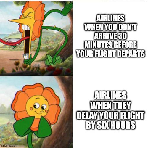 meme kartun tentang bandara 