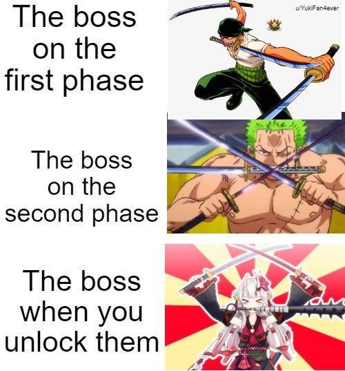 meme One Piece tentang pedang